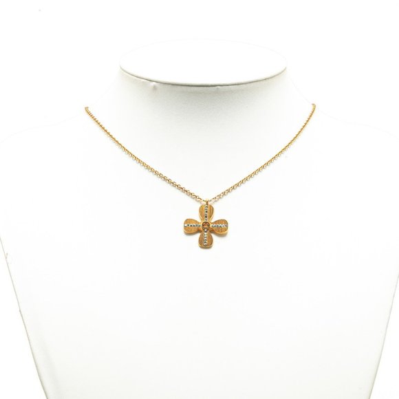 Chanel Clover Gold Gold Plated necklace - Picture 1 of 4